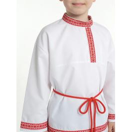 Косоворотка белая на рост 116-122 - хб